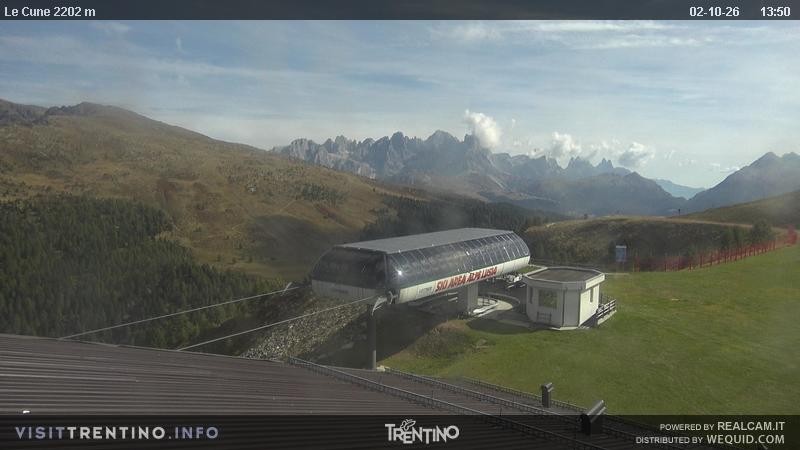 Archiv Foto Webcam Le Cune, Moena Trentino