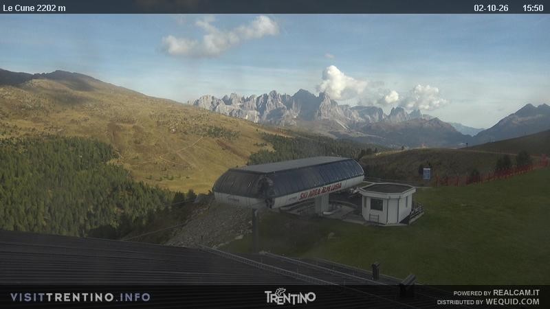 Archiv Foto Webcam Le Cune, Moena Trentino