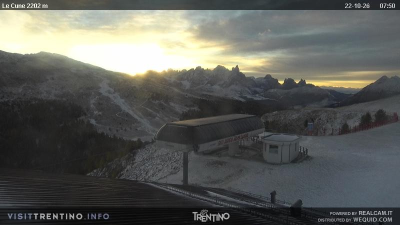 Archiv Foto Webcam Le Cune, Moena Trentino