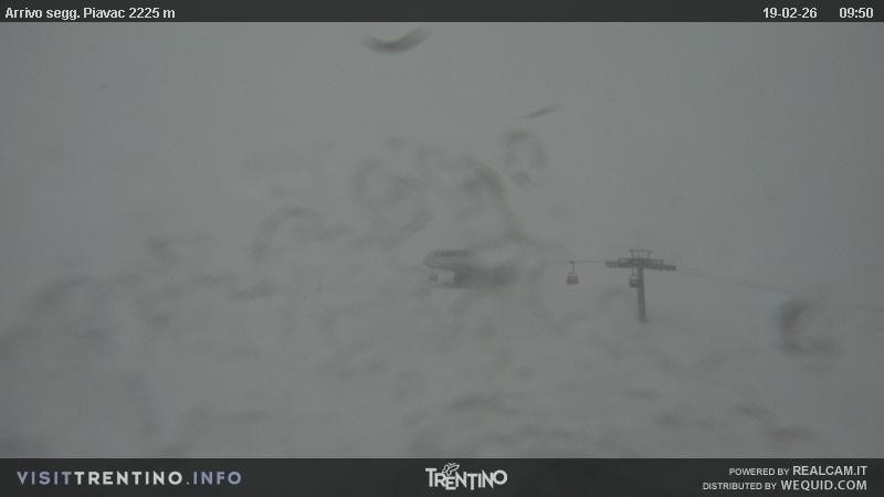 Archiv Foto Webcam Seggiovia Piavac 2225m ü.NN.
