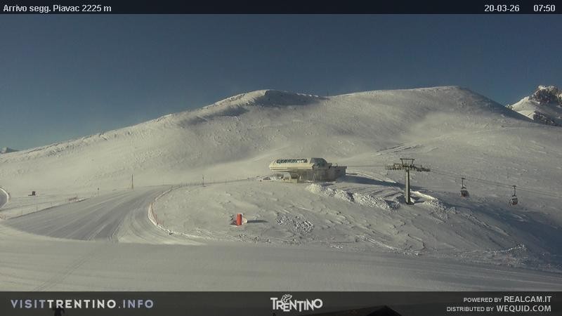 Archiv Foto Webcam Seggiovia Piavac 2225m ü.NN.