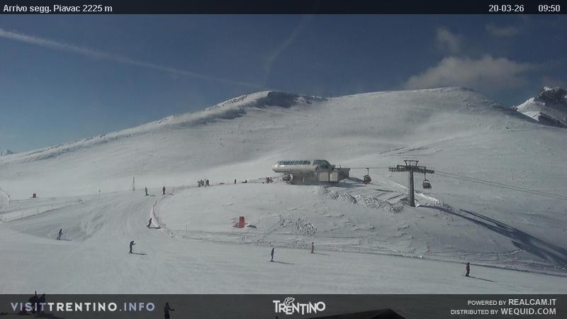 Archived image Webcam Seggiovia Piavac 2225m a.s.l.