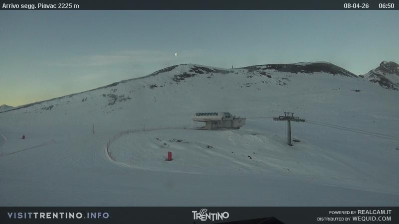 Archiv Foto Webcam Seggiovia Piavac 2225m ü.NN.