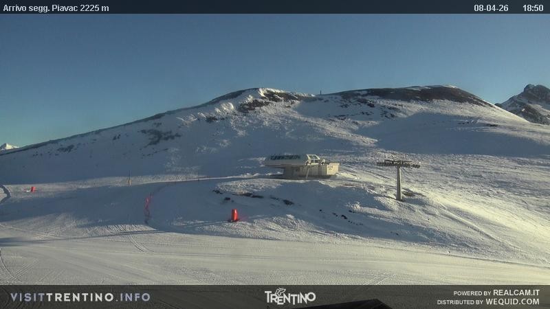 Archiv Foto Webcam Seggiovia Piavac 2225m ü.NN.