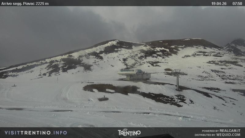 Archiv Foto Webcam Seggiovia Piavac 2225m ü.NN.