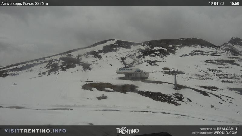 Archiv Foto Webcam Seggiovia Piavac 2225m ü.NN.