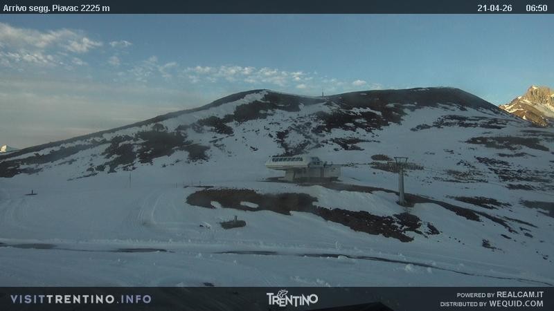 Archiv Foto Webcam Seggiovia Piavac 2225m ü.NN.