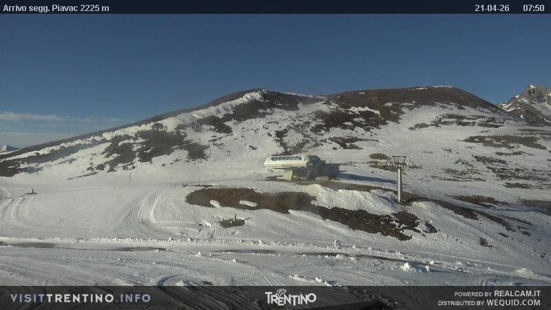 Archiv Foto Webcam Seggiovia Piavac 2225m ü.NN.