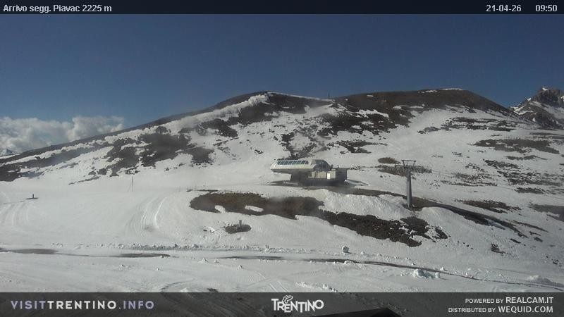 Archiv Foto Webcam Seggiovia Piavac 2225m ü.NN.