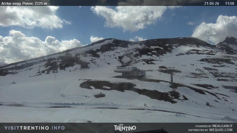 Archiv Foto Webcam Seggiovia Piavac 2225m ü.NN.