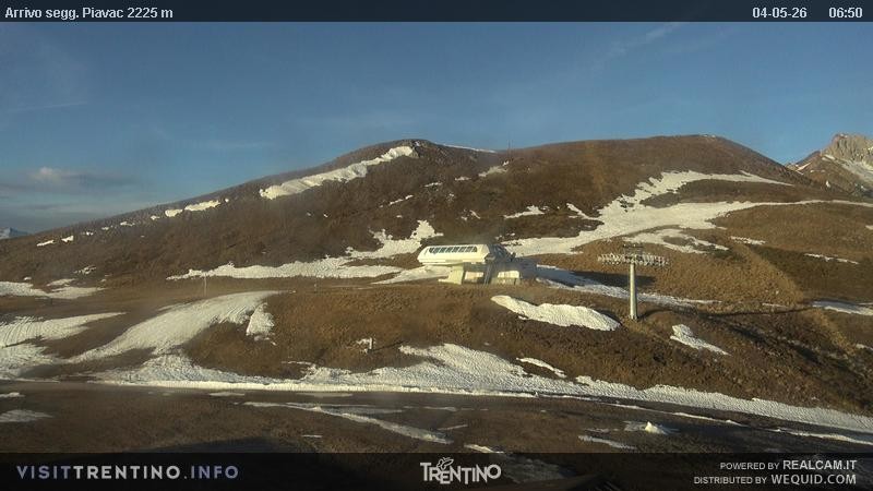 Archived image Webcam Seggiovia Piavac 2225m a.s.l.