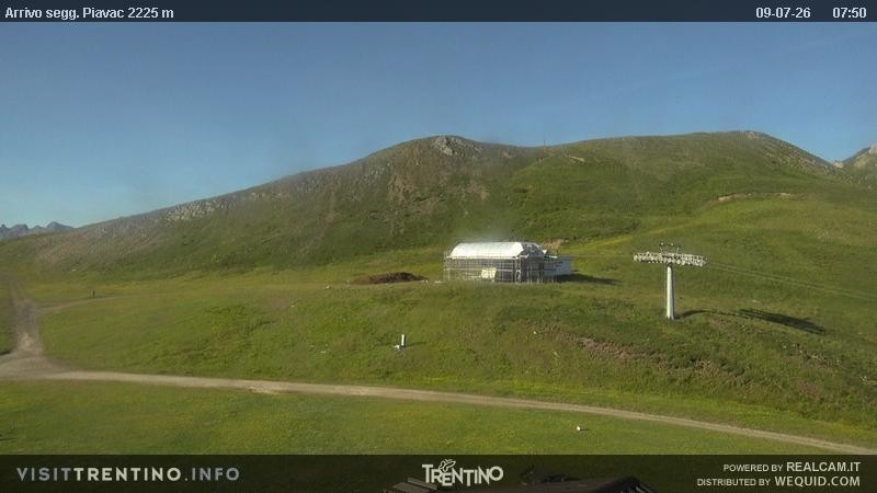 Archiv Foto Webcam Seggiovia Piavac 2225m ü.NN.