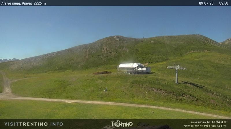 Archiv Foto Webcam Seggiovia Piavac 2225m ü.NN.