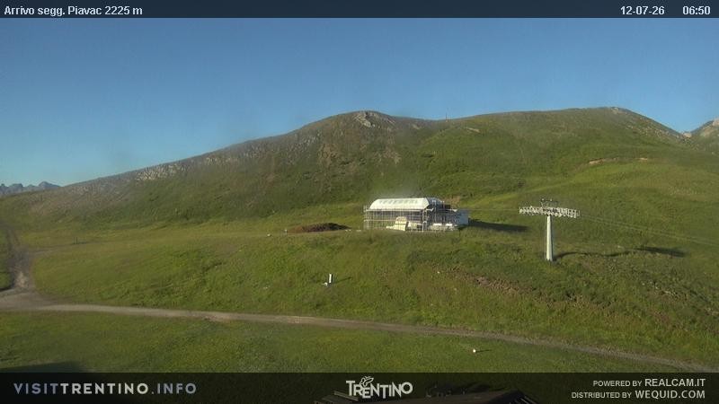 Archiv Foto Webcam Seggiovia Piavac 2225m ü.NN.