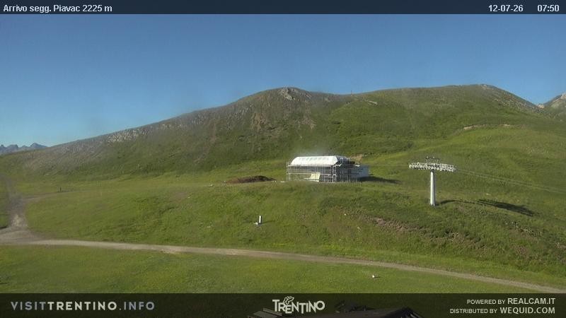 Archiv Foto Webcam Seggiovia Piavac 2225m ü.NN.