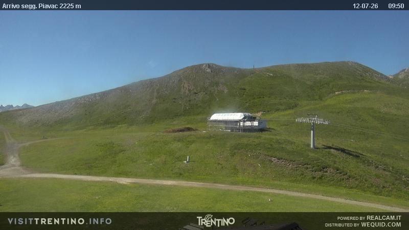 Archiv Foto Webcam Seggiovia Piavac 2225m ü.NN.