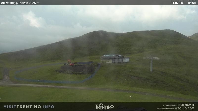 Archiv Foto Webcam Seggiovia Piavac 2225m ü.NN.