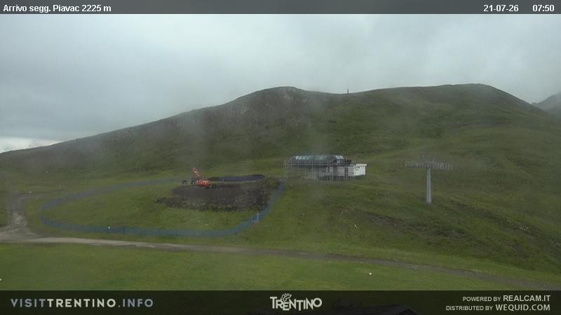 Archiv Foto Webcam Seggiovia Piavac 2225m ü.NN.