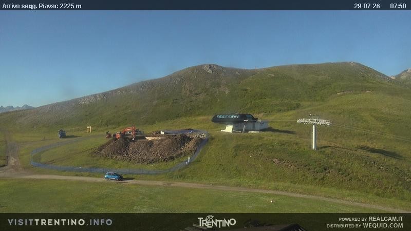 Archiv Foto Webcam Seggiovia Piavac 2225m ü.NN.