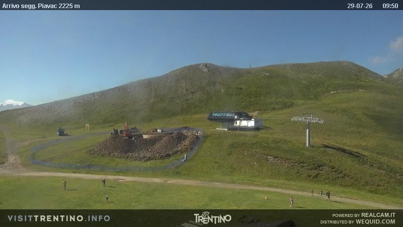 Archiv Foto Webcam Seggiovia Piavac 2225m ü.NN.