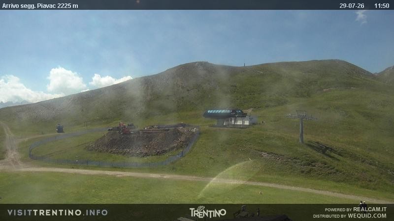 Archiv Foto Webcam Seggiovia Piavac 2225m ü.NN.