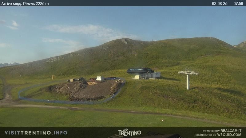 Archiv Foto Webcam Seggiovia Piavac 2225m ü.NN.