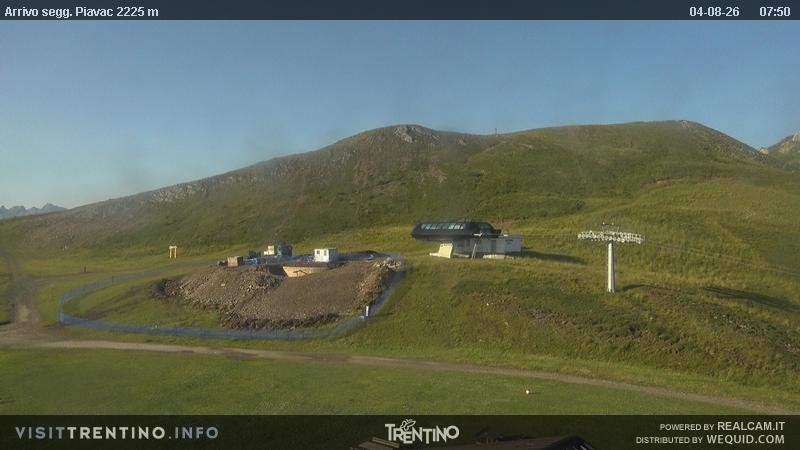 Archiv Foto Webcam Seggiovia Piavac 2225m ü.NN.