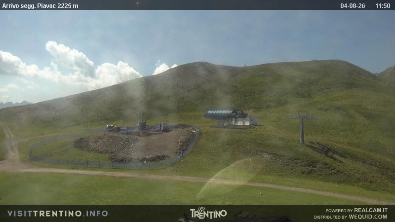 Archiv Foto Webcam Seggiovia Piavac 2225m ü.NN.