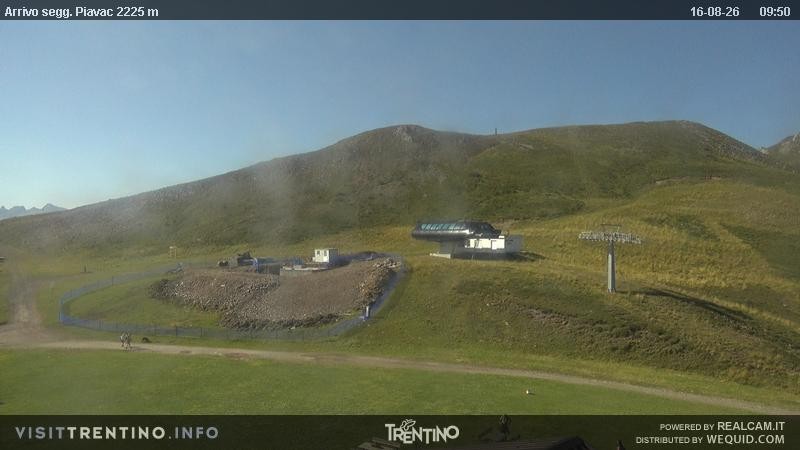 Archived image Webcam Seggiovia Piavac 2225m a.s.l.
