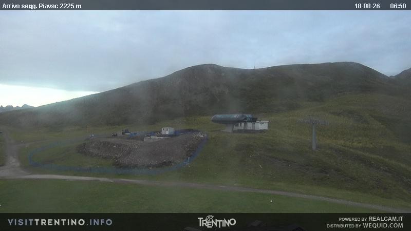 Archived image Webcam Seggiovia Piavac 2225m a.s.l.