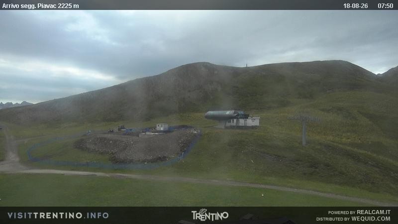Archived image Webcam Seggiovia Piavac 2225m a.s.l.