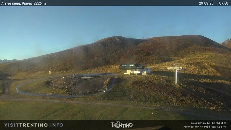 Archiv Foto Webcam Seggiovia Piavac 2225m ü.NN.