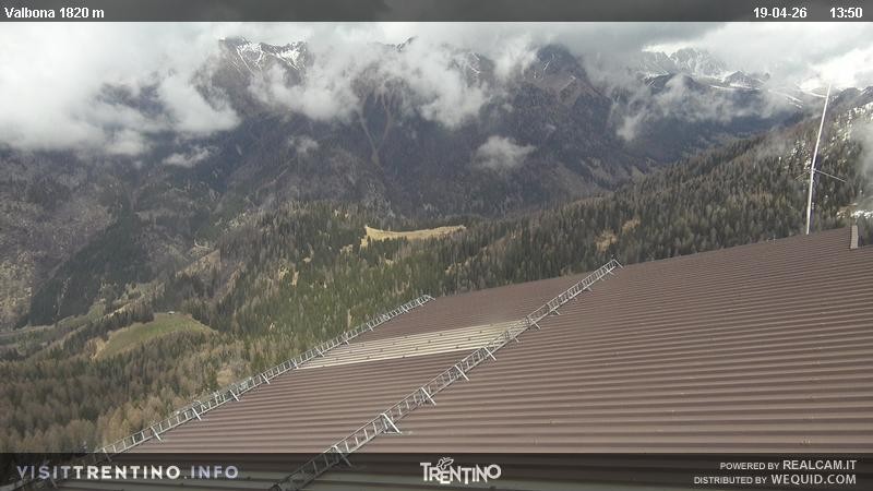 Archiv Foto Webcam Valbona 1810m ü.NN.