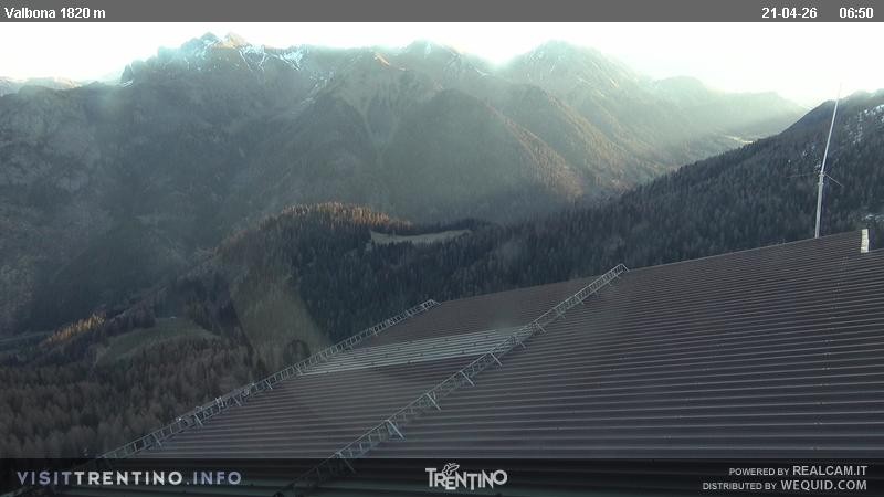 Archiv Foto Webcam Valbona 1810m ü.NN.