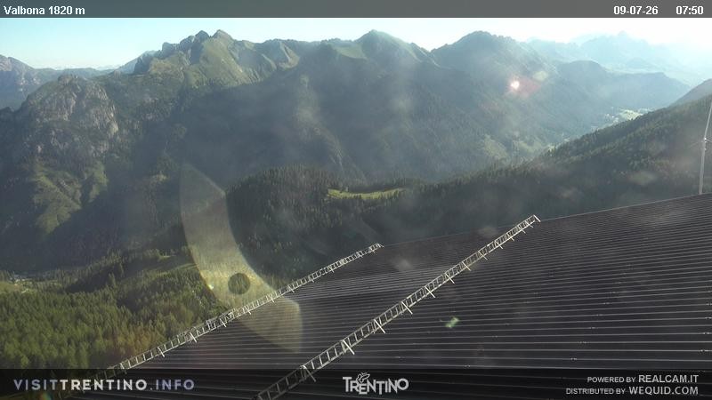 Archiv Foto Webcam Valbona 1810m ü.NN.