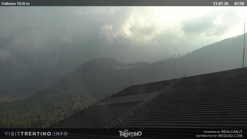 Archiv Foto Webcam Valbona 1810m ü.NN.