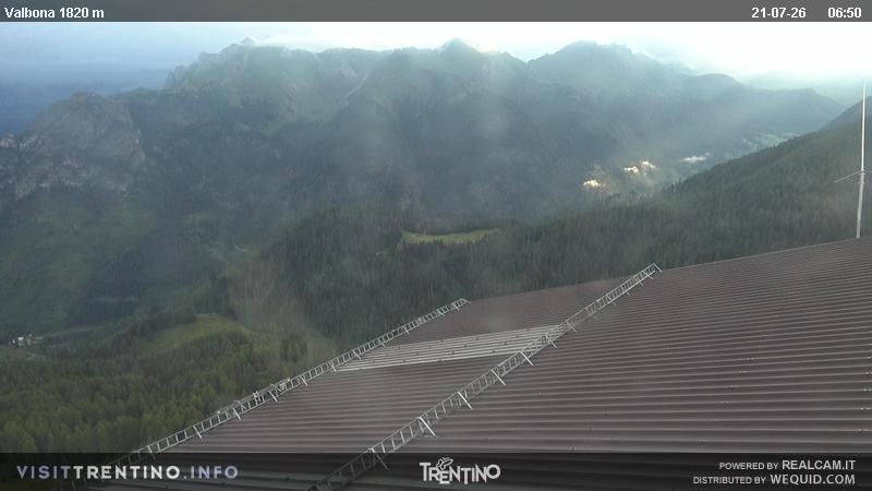 Archiv Foto Webcam Valbona 1810m ü.NN.