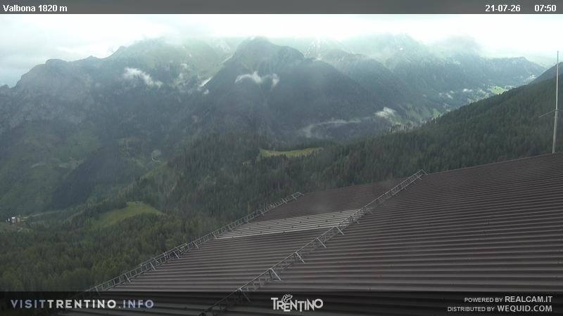 Archiv Foto Webcam Valbona 1810m ü.NN.