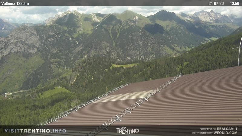 Archiv Foto Webcam Valbona 1810m ü.NN.