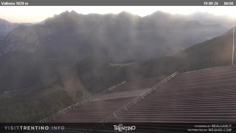 Archived image Webcam Valbona 1810m a.s.l.