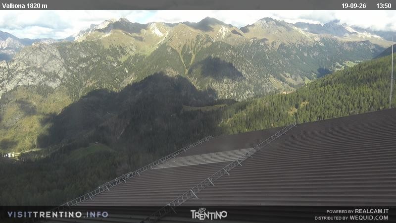 Archived image Webcam Valbona 1810m a.s.l.