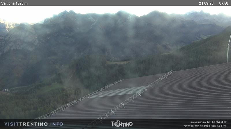 Archiv Foto Webcam Valbona 1810m ü.NN.
