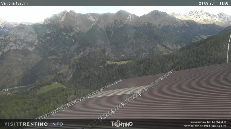 Archiv Foto Webcam Valbona 1810m ü.NN.