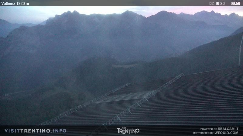 Archiv Foto Webcam Valbona 1810m ü.NN.