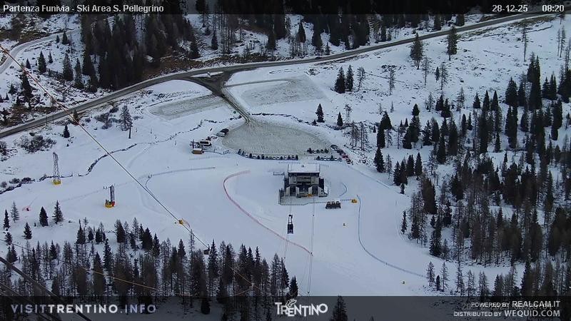 Archiv Foto Webcam Funivia Col Margherita 1874m. ü.NN.