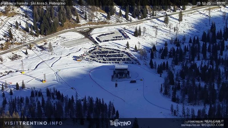 Archiv Foto Webcam Funivia Col Margherita 1874m. ü.NN.