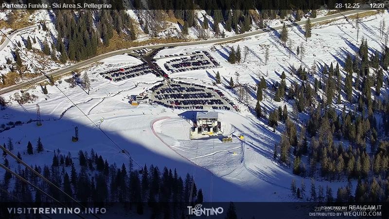 Archiv Foto Webcam Funivia Col Margherita 1874m. ü.NN.