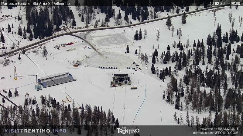 Archiv Foto Webcam Funivia Col Margherita 1874m. ü.NN.