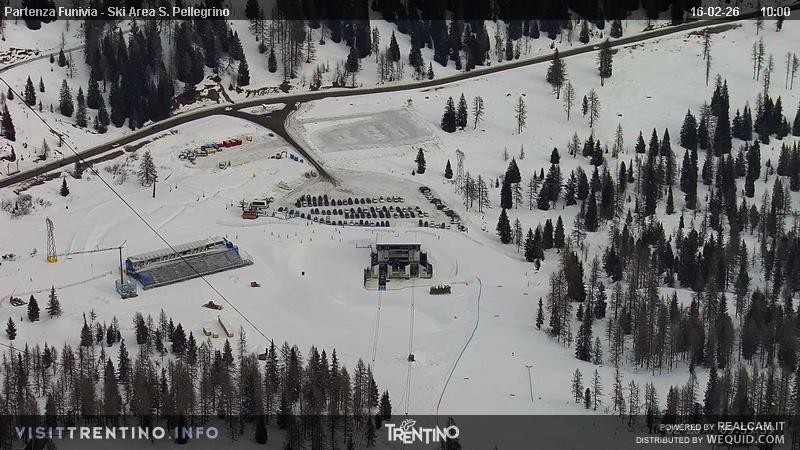 Archiv Foto Webcam Funivia Col Margherita 1874m. ü.NN.