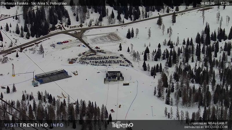 Archiv Foto Webcam Funivia Col Margherita 1874m. ü.NN.